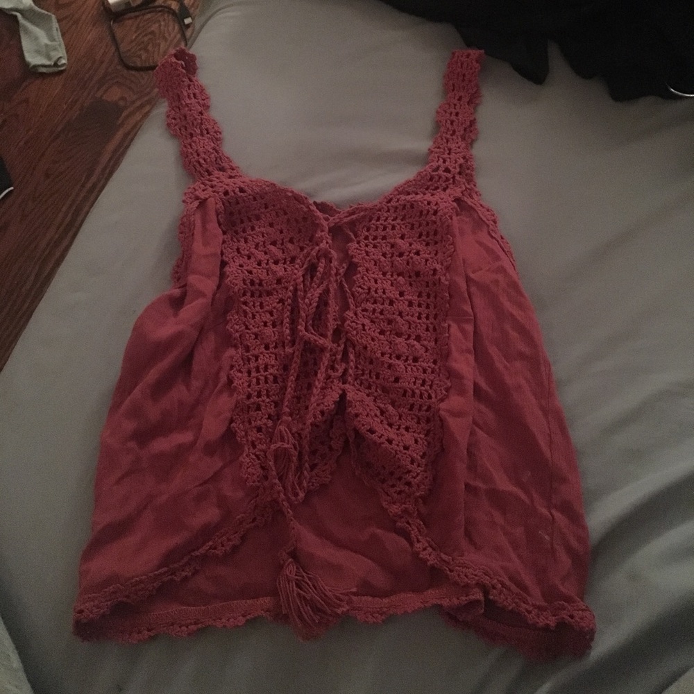Crochet festival tank