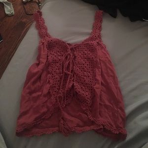 Crochet festival tank