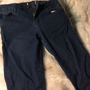 Forever 21 Regular Waist Dark Wash Jeans