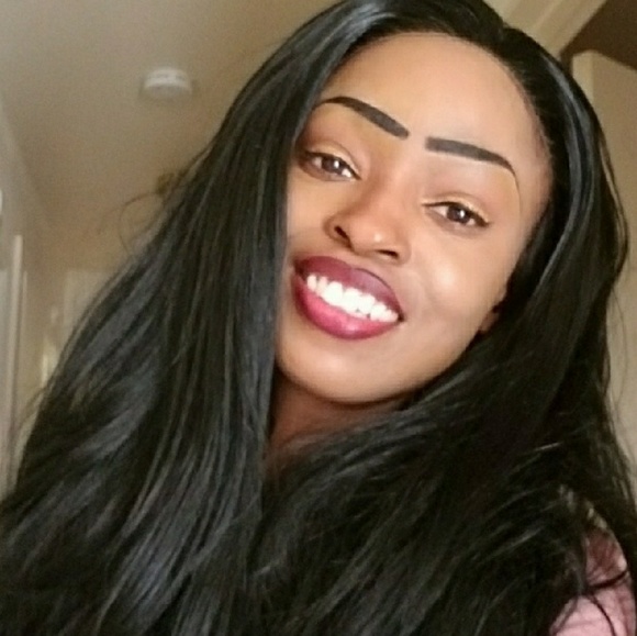 Used Straight Black Layered LaceFront Wig 28