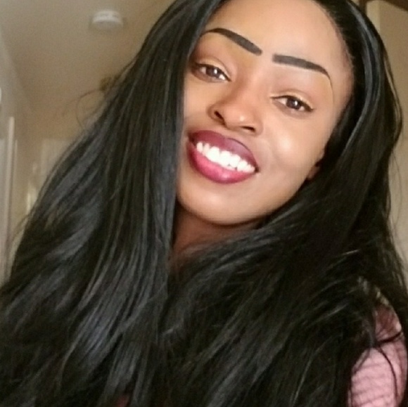 Used Straight Black Layered LaceFront Wig 28