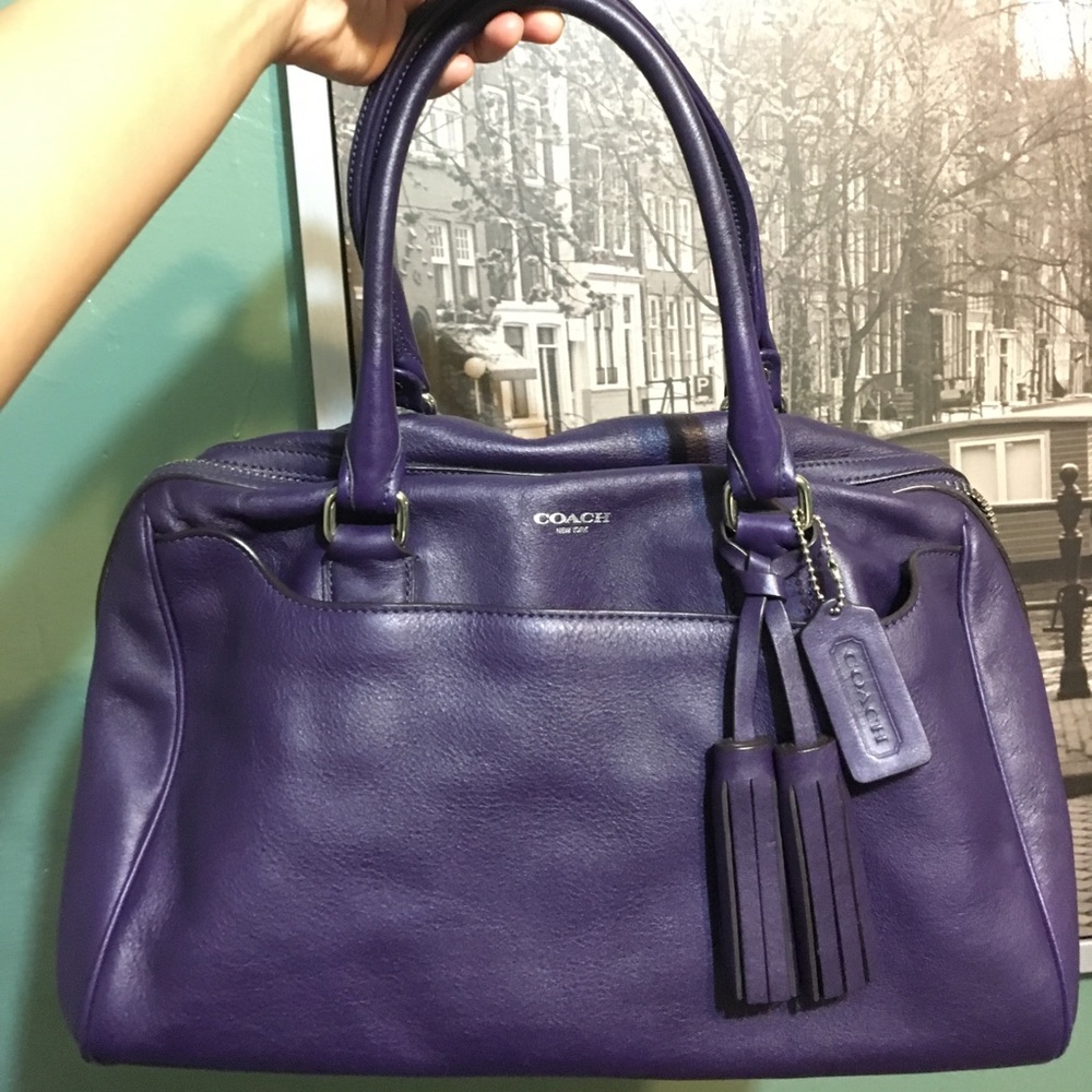 Authentic soft leather Coach bag!