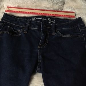 American Eagle Dark Wash Low Waist Jeans