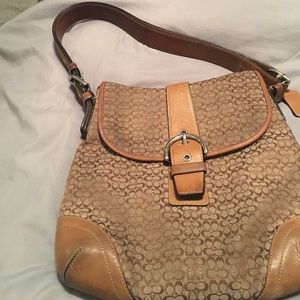 Authentic brown Coach bag