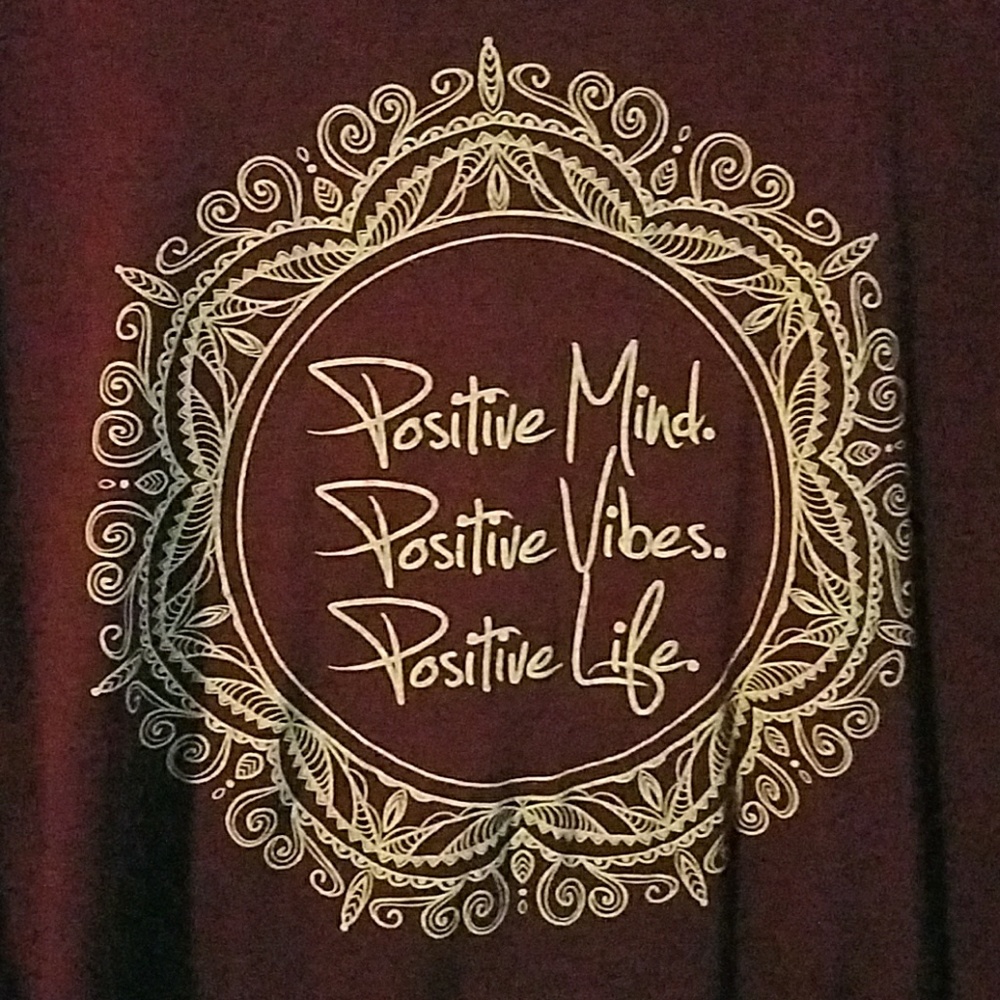 Inspirational t-shirt. Junior size large.