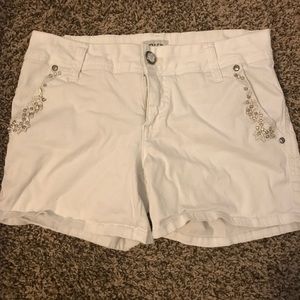 White BKE shorts
