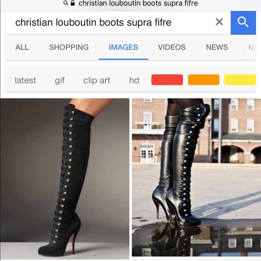 Christian louboutin Supra fifre boots black suede
