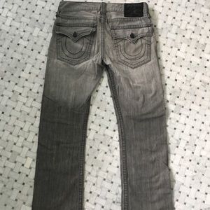 Men’s true religion gray jeans