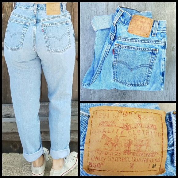 Levi's Denim - Vintage Levi's 550 High Waisted Mom Jeans