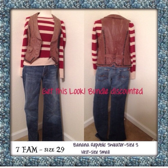 ✅NWT Distressed Genuine Leather Bikers Band Vest - Picture 3 of 4