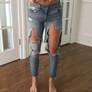 Joes jeans ripped denim