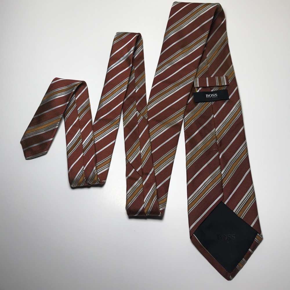 Boss Hugo Boss Silk Stripe Neck Tie