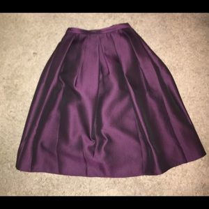 Tibi purple full skirt