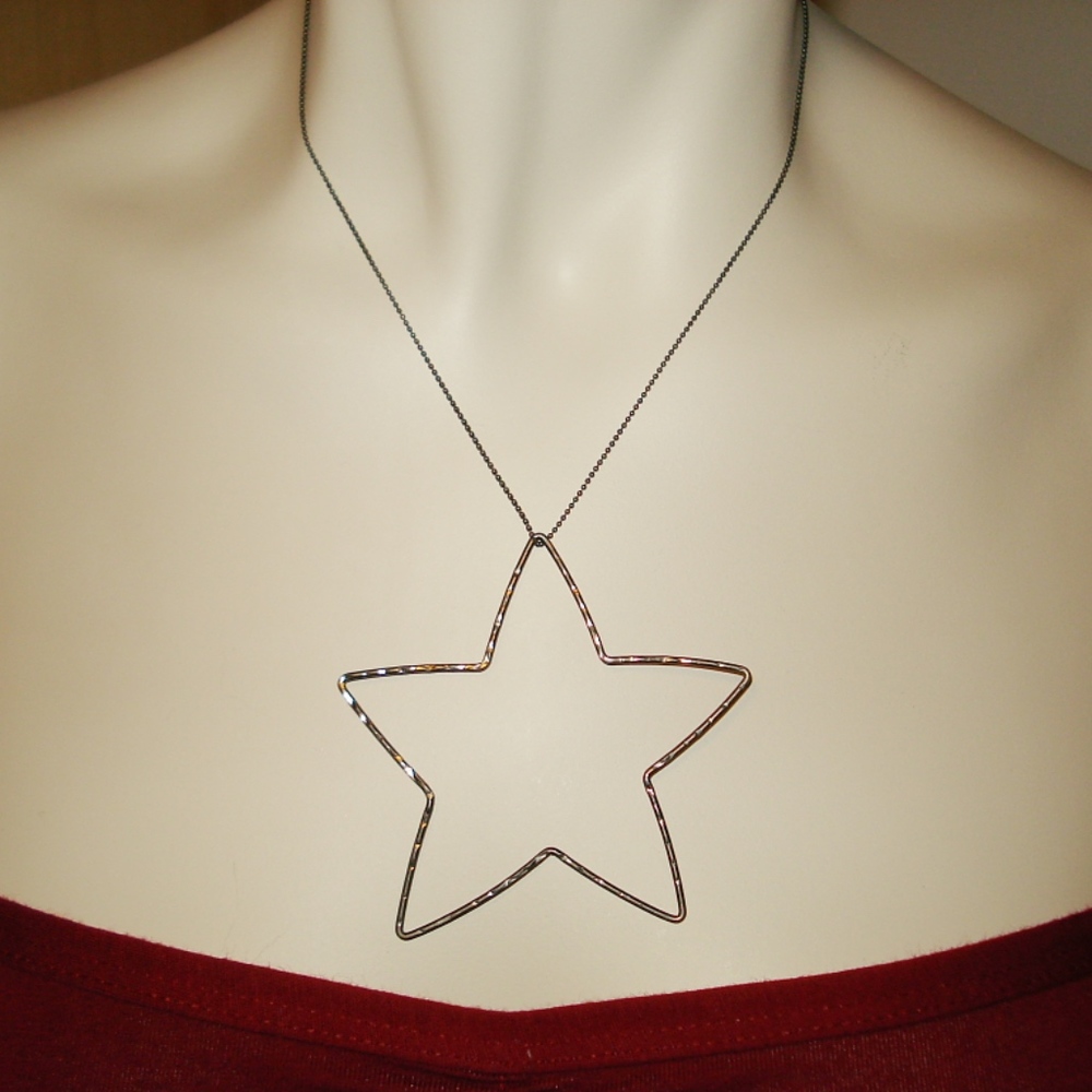 Silver Star Necklace