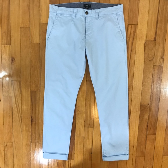 powder blue chinos