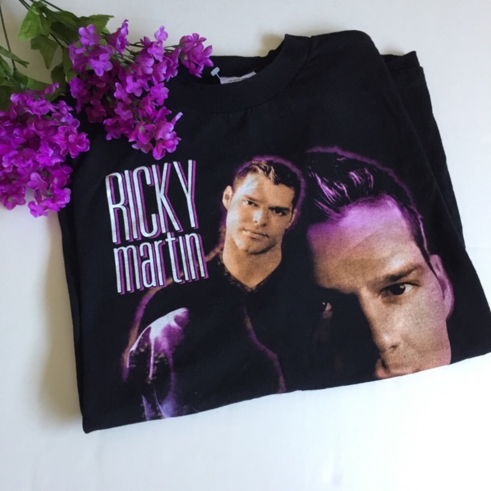Vintage Ricky Martin concert t-shirt
