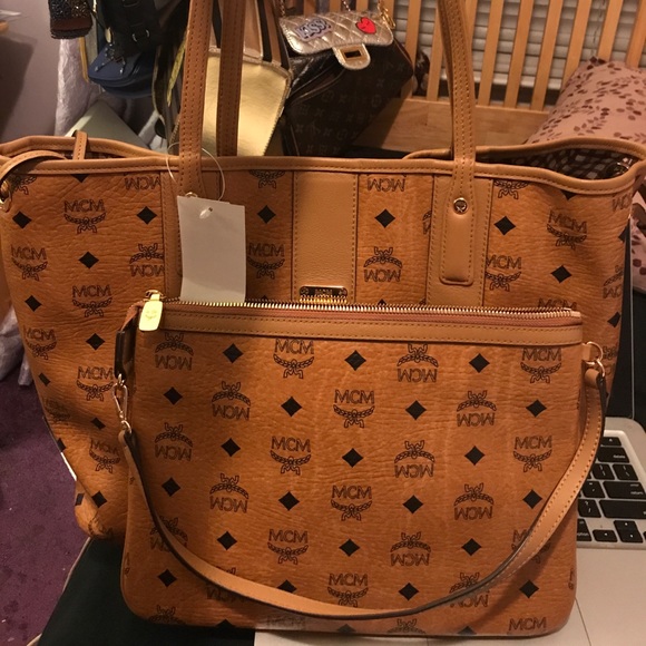 MCM Handbags - MCM medium reversible tote bag