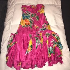 Ralph Lauren women's silk tube dress size 2 nwot