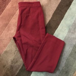 Red burgundy trouser