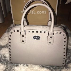 Michael Kors Sandrine Stud Large Satchel