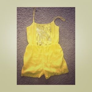 Lemon Yellow Play Suit! Super Fun and Super Cute!