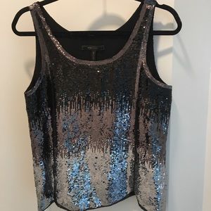 BCBG sequined tank