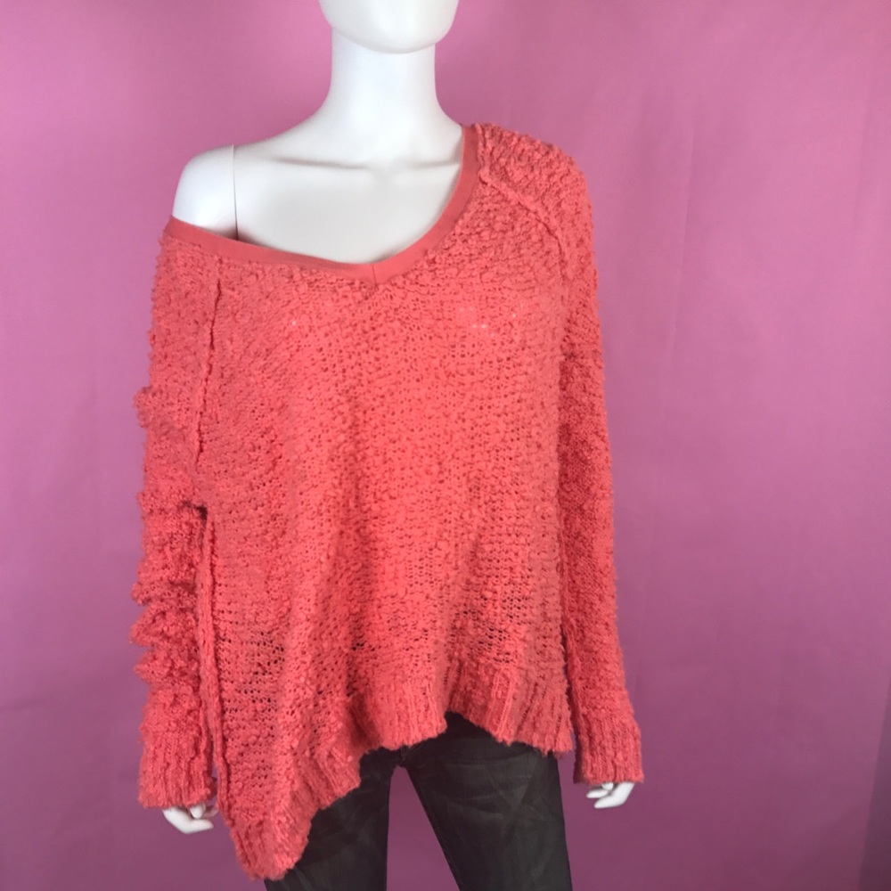 Free People Pullover Sweater Songbird Oversized - Picture 2 of 8