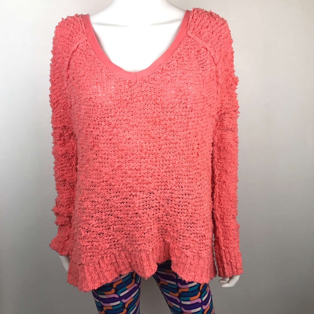 Free People Pullover Sweater Songbird Oversized - Picture 3 of 8