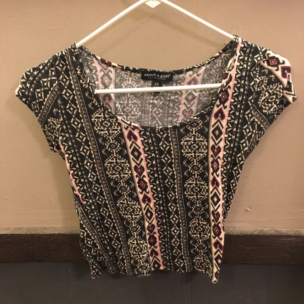 Stretchy crop top