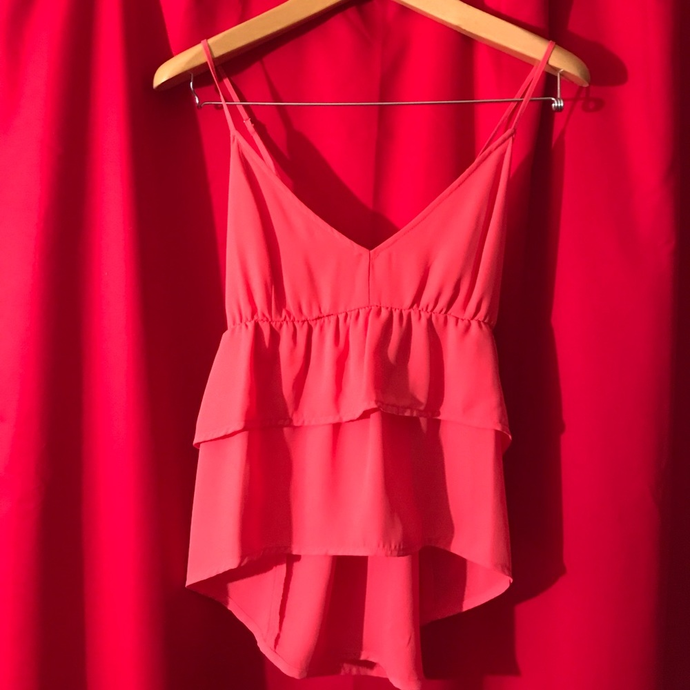 Pink coral sexy top