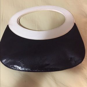 Black patten leather cute purse!