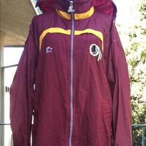 Redskins Vintage Starter Windbreaker Zip Up Jacket