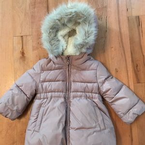 GAP Kids Pink Puffer Jacket