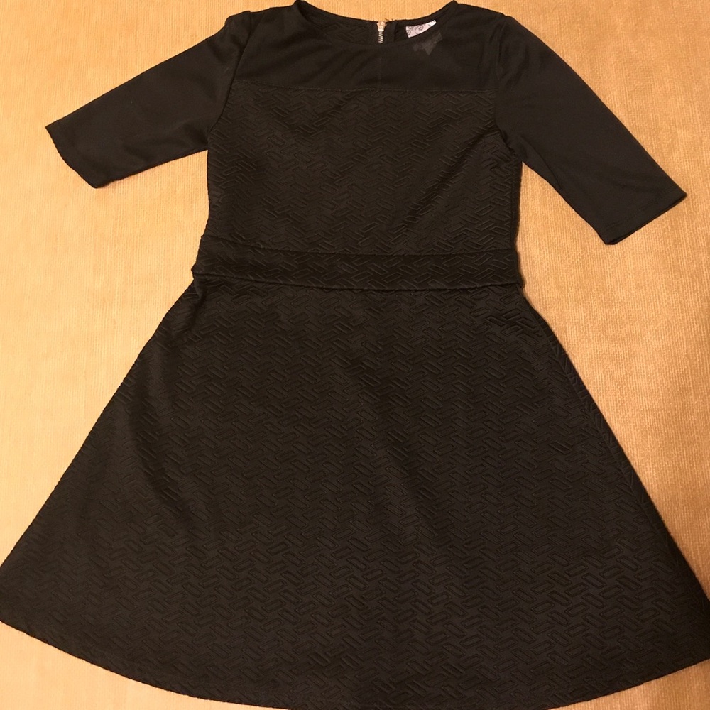 D-Signed by Disney Black Dress with Sheer Yoke
