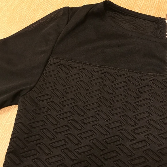 D-Signed by Disney Black Dress with Sheer Yoke - Picture 6 of 7