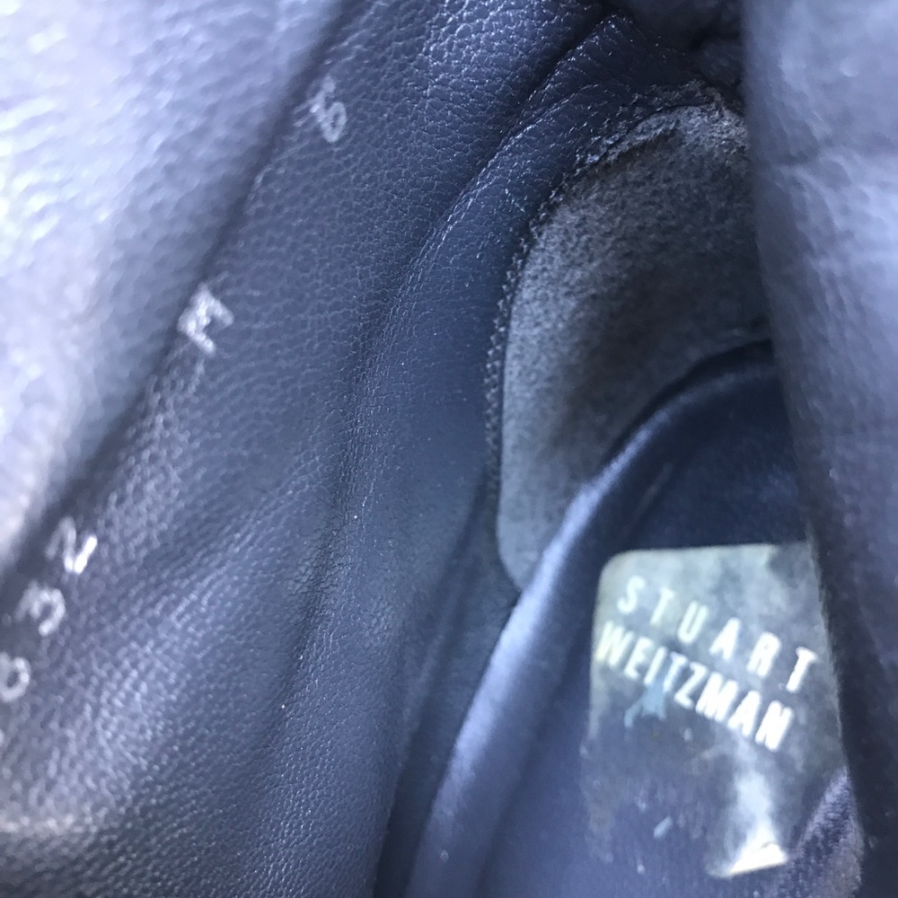 Stuart Weitzman black ankle booties