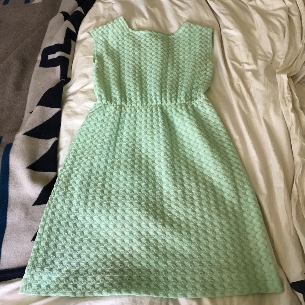 Vintage 60s Mint Green Dress