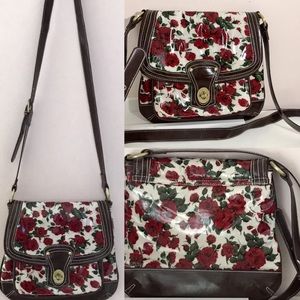 Vendula London Scarlet Rose Crossbody Bag Purse