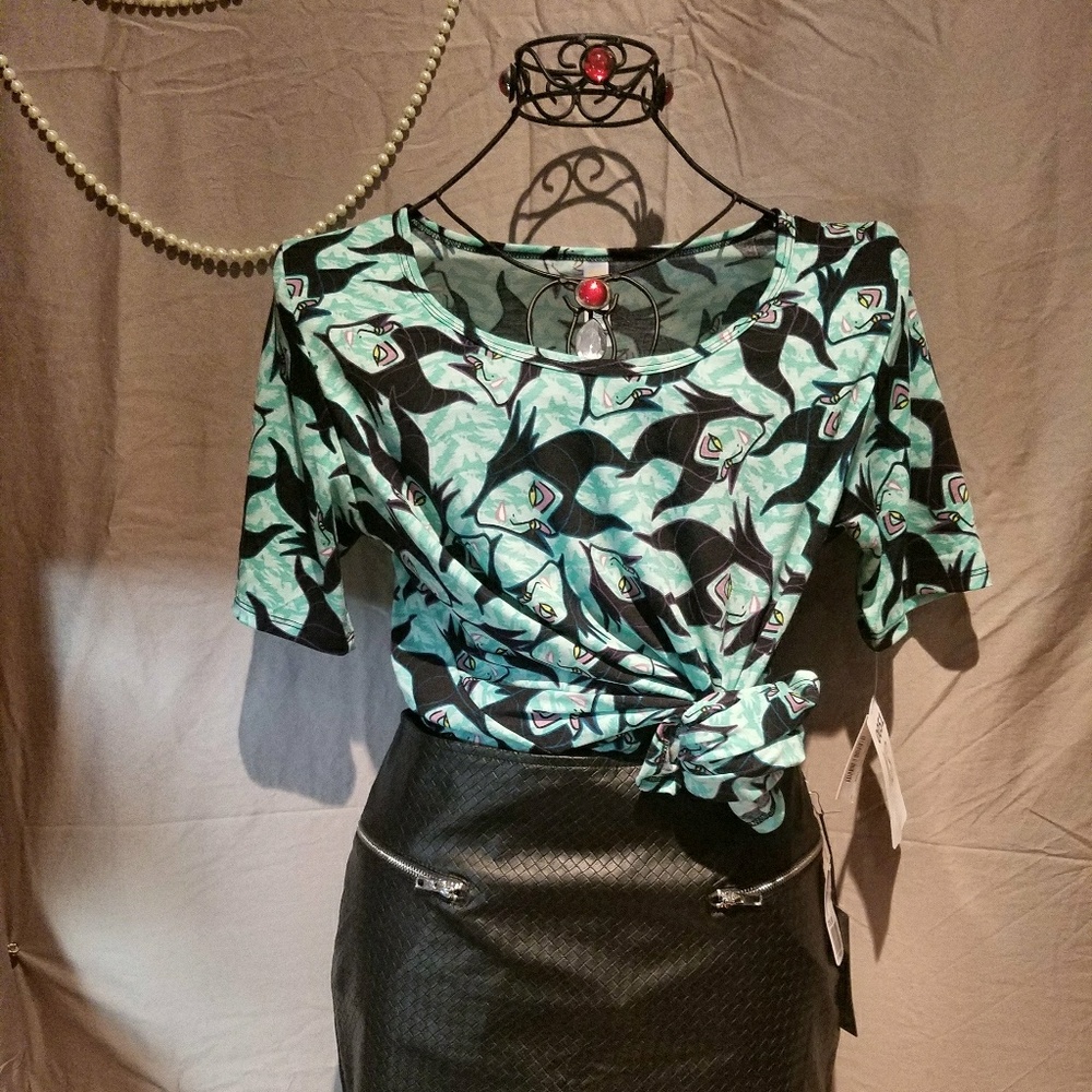 Lularoe Maleficent Perfect Tee
