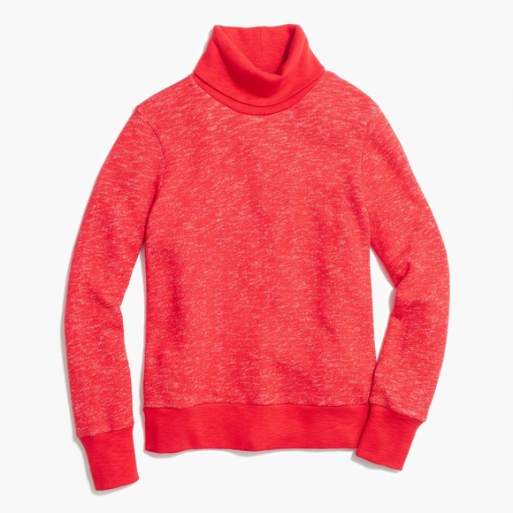 J. Crew Tops - J. Crew | Relaxed Heather Turtleneck Sweatshirt