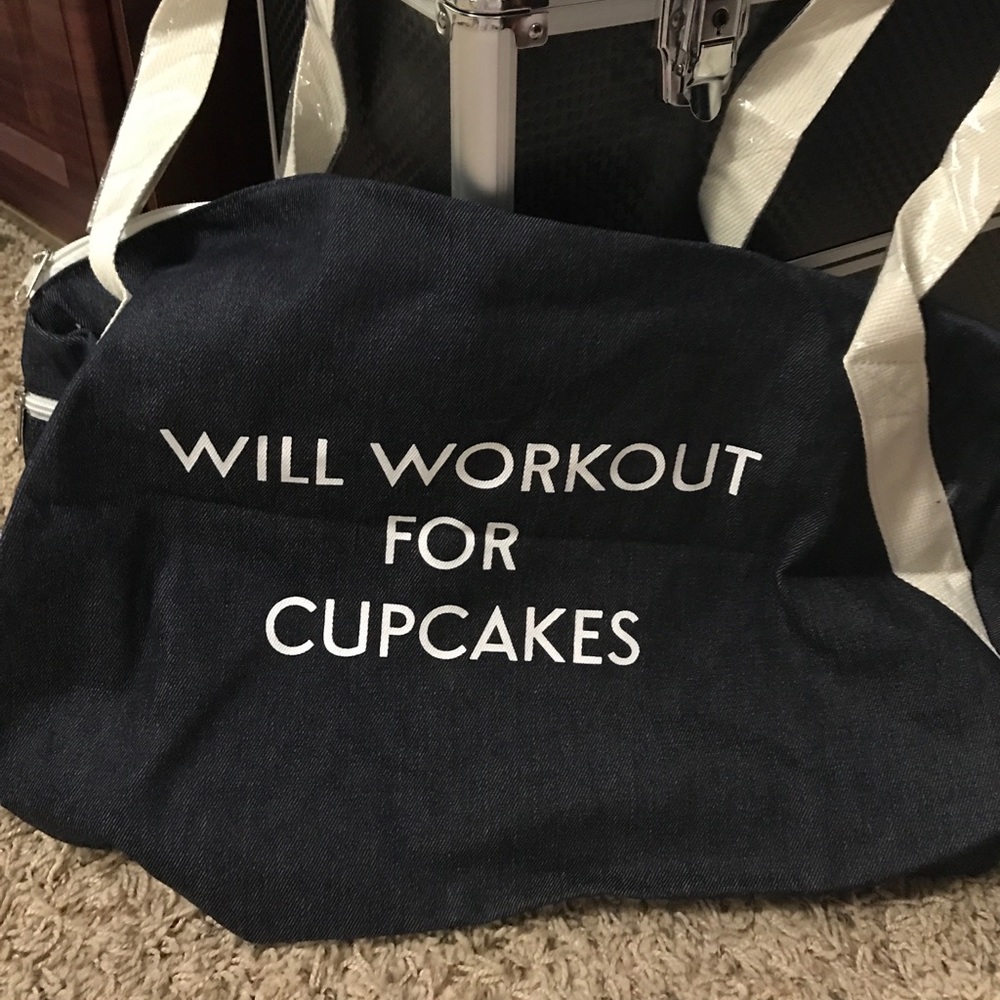 Private Party Denim Gym Bag