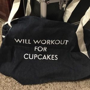 Private Party Denim Gym Bag