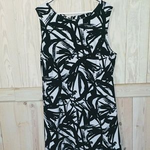 Abstract Graffiti print shift Dress size 22