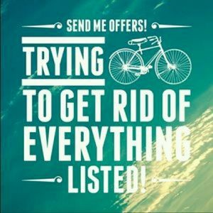 Closet Cleanout! Use the Make Offer Button!