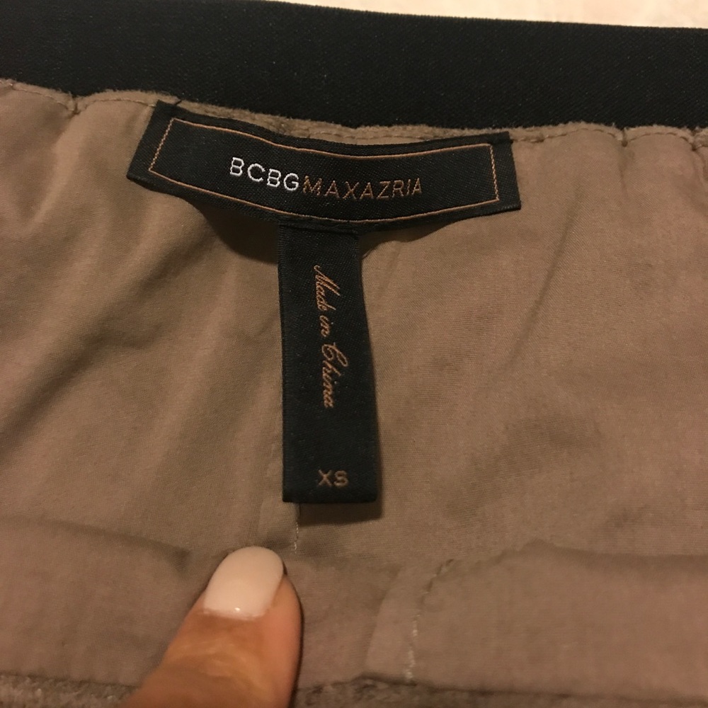 BCBG MaxAzria Vegan Suede Skirt - Picture 6 of 7