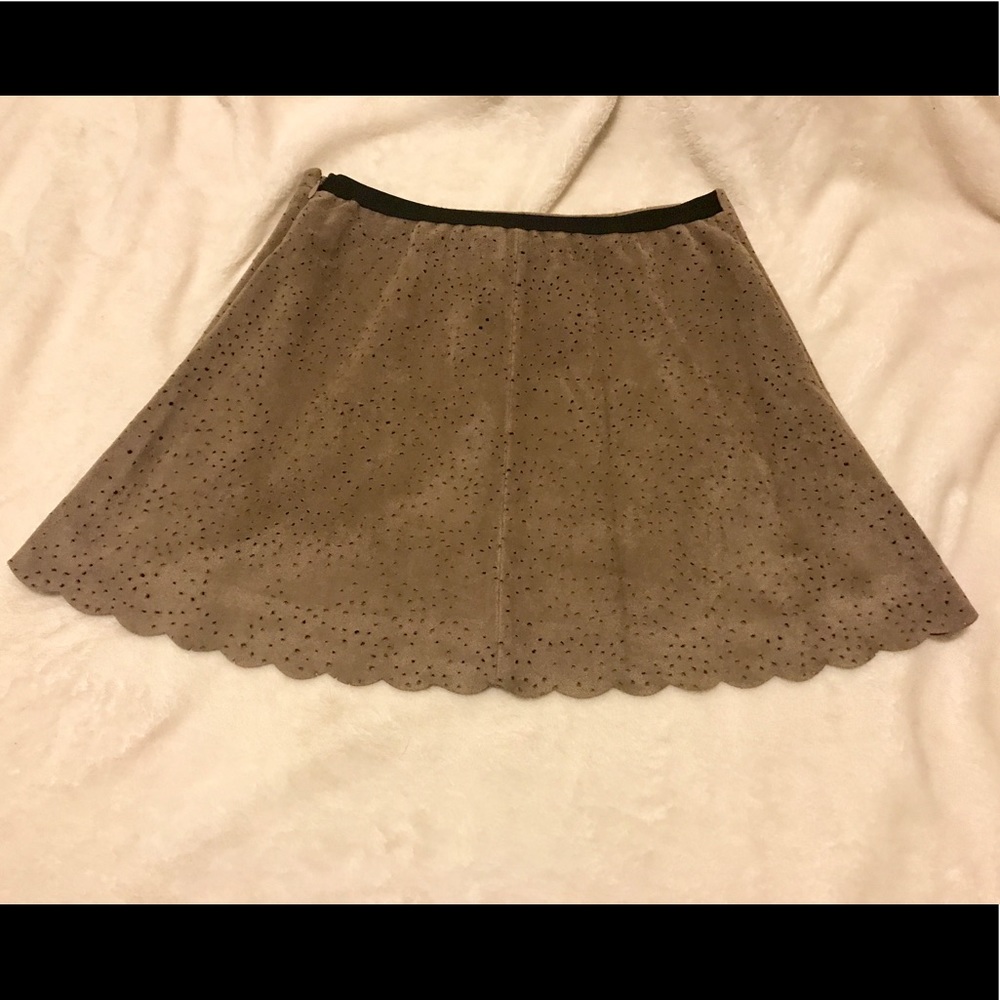 BCBG MaxAzria Vegan Suede Skirt - Picture 4 of 7