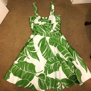 Kate Spade green and white dress