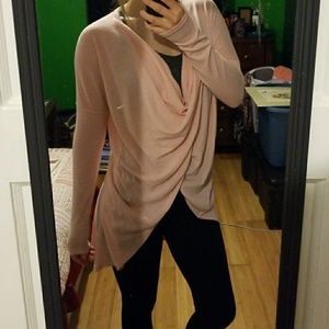 Pink wrap top