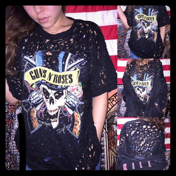 Guns N’ Roses trashed tee - Picture 1 of 1