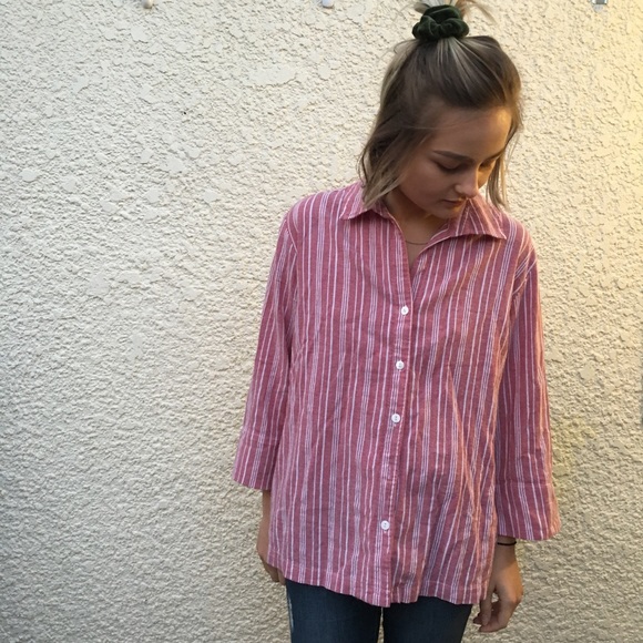 Vintage Striped Button-Up - Picture 2 of 6